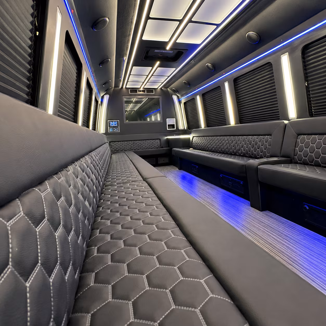 high point party bus rentals inside