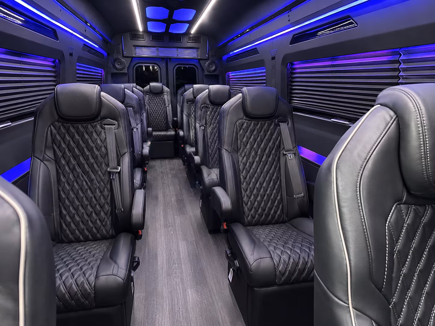high point school event transportation onboard seating