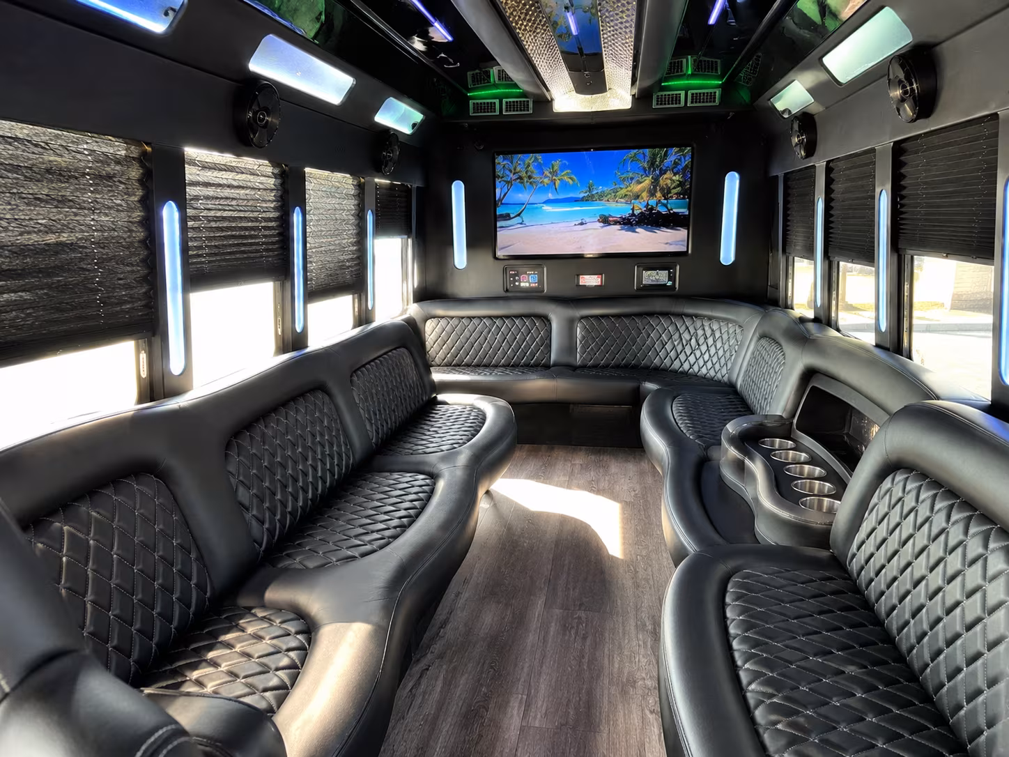 high point wedding party bus rental