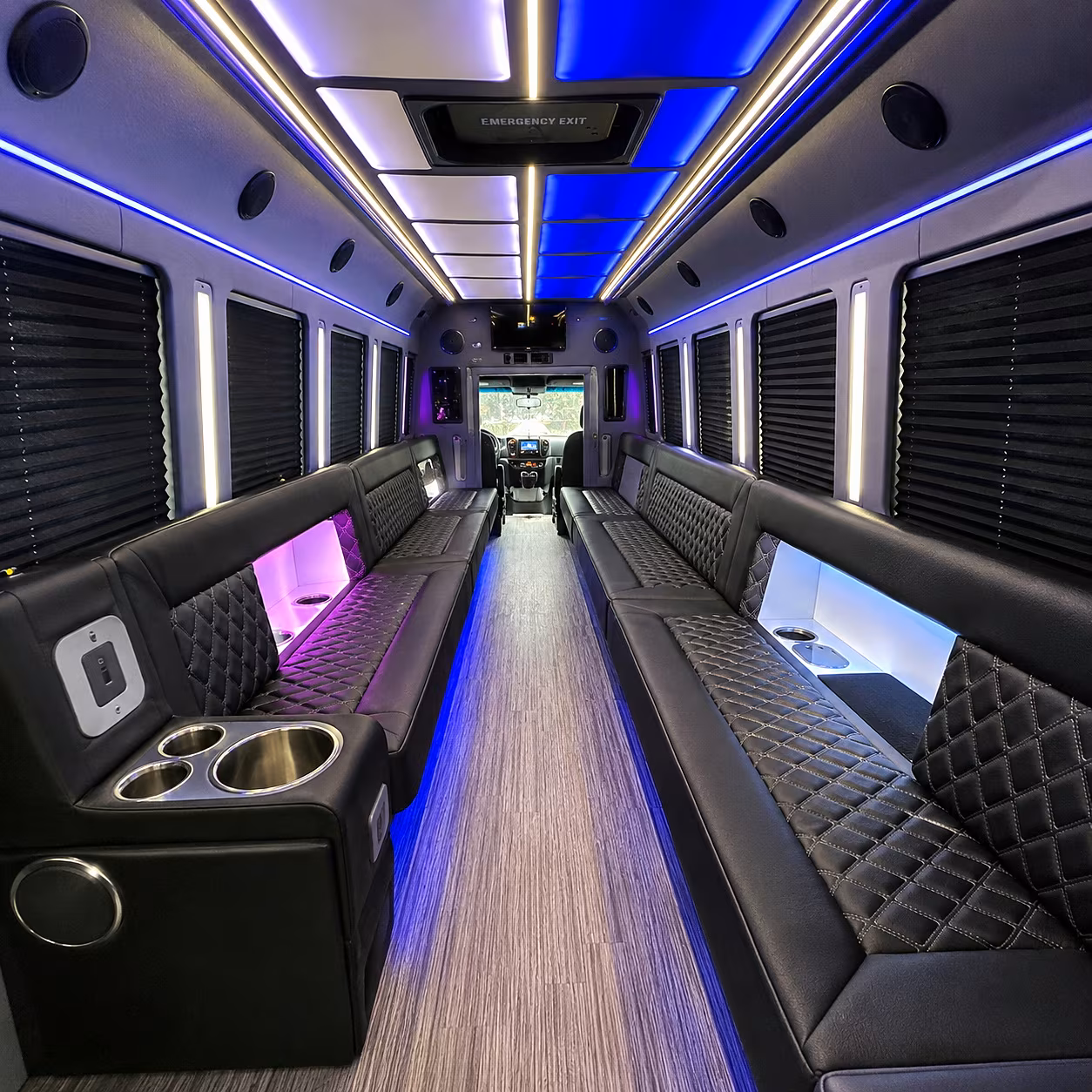 nightlife along elm street greensboro party bus rental